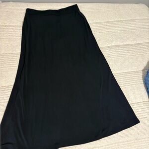 Chadwicks Black A-Line Maxi Skirt